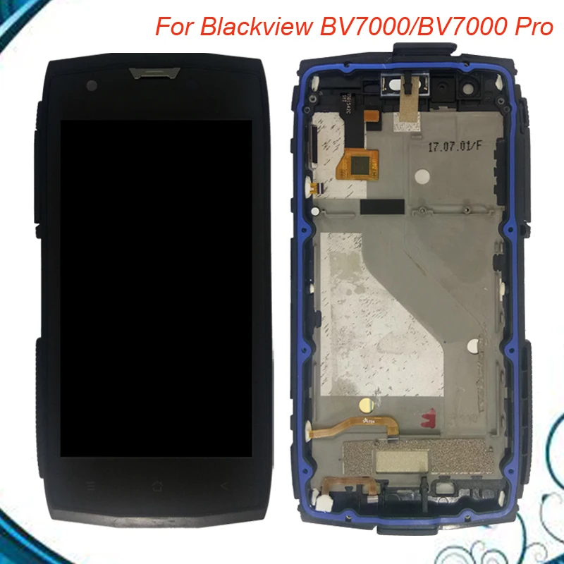 

For Blackview BV7000 BV7000 PRO LCD Display + Touch Screen With Frame 100% Tested Screen Digitizer Assembly IN Stouck