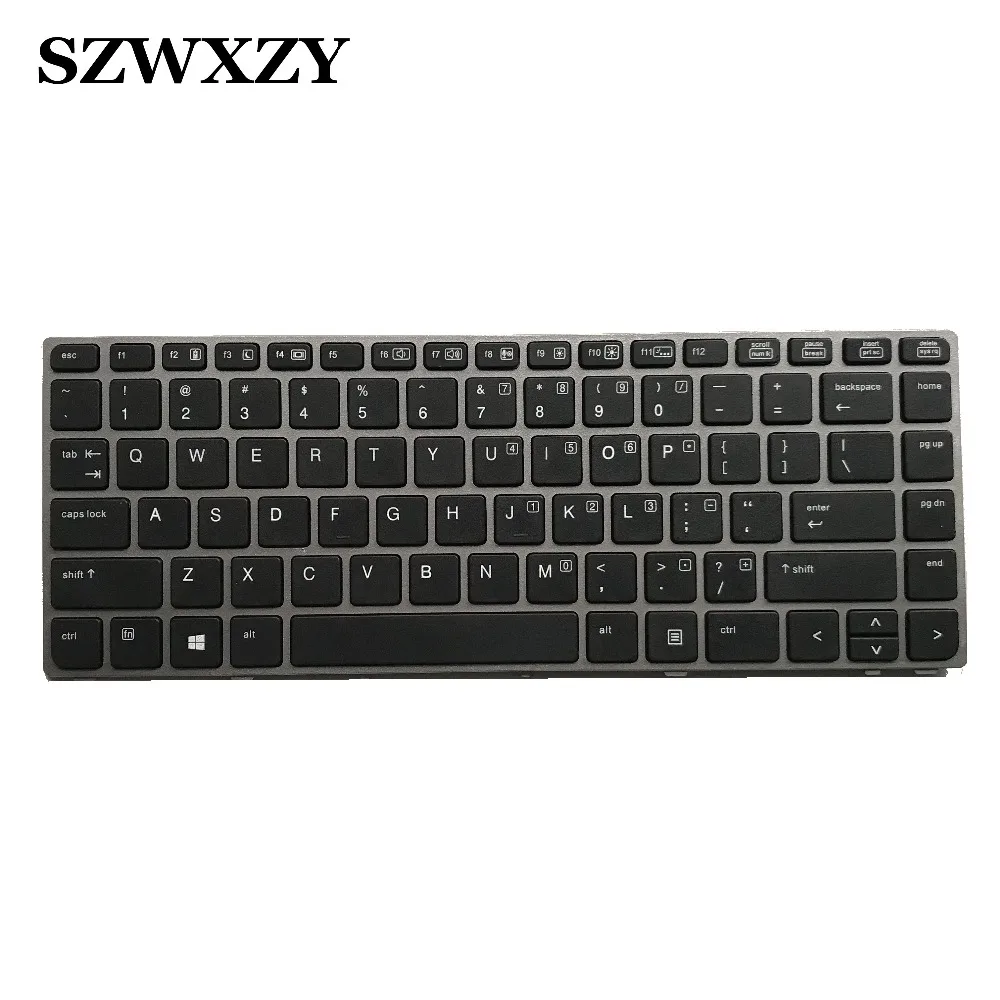 

FOR HP EliteBook Folio 9470M 9470 9480 9480M US laptop keyboard No frame No backlight No point 702843-001