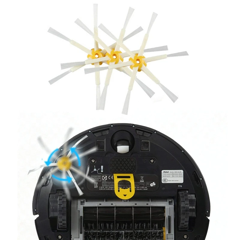 Фильтры сбоку расчёски для волос комплект замены Запчасти Набор iRobot Roomba 700 пылесос Series роботы 760 770 780 790
