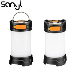 SANYI 4 режима освещения легкий противоударный Палатка лампа портативный свет зарядка через USB фонарик факел для кемпинга + USB кабель