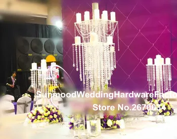 

Beautiful tall floor candle holders with special shape acrylic candle holder