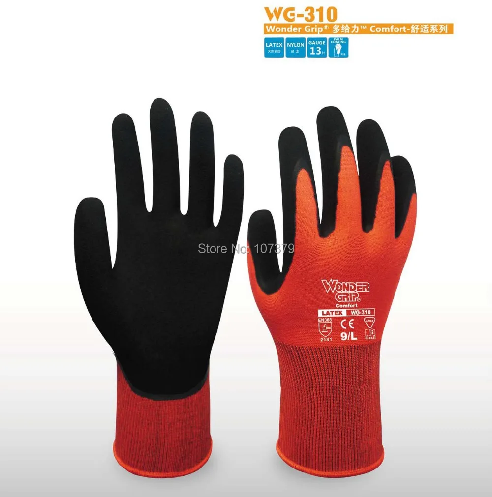 

Gardening Safety Glove wonder grip 13 Guage Nylon With Latex Foam Coated Work Glove