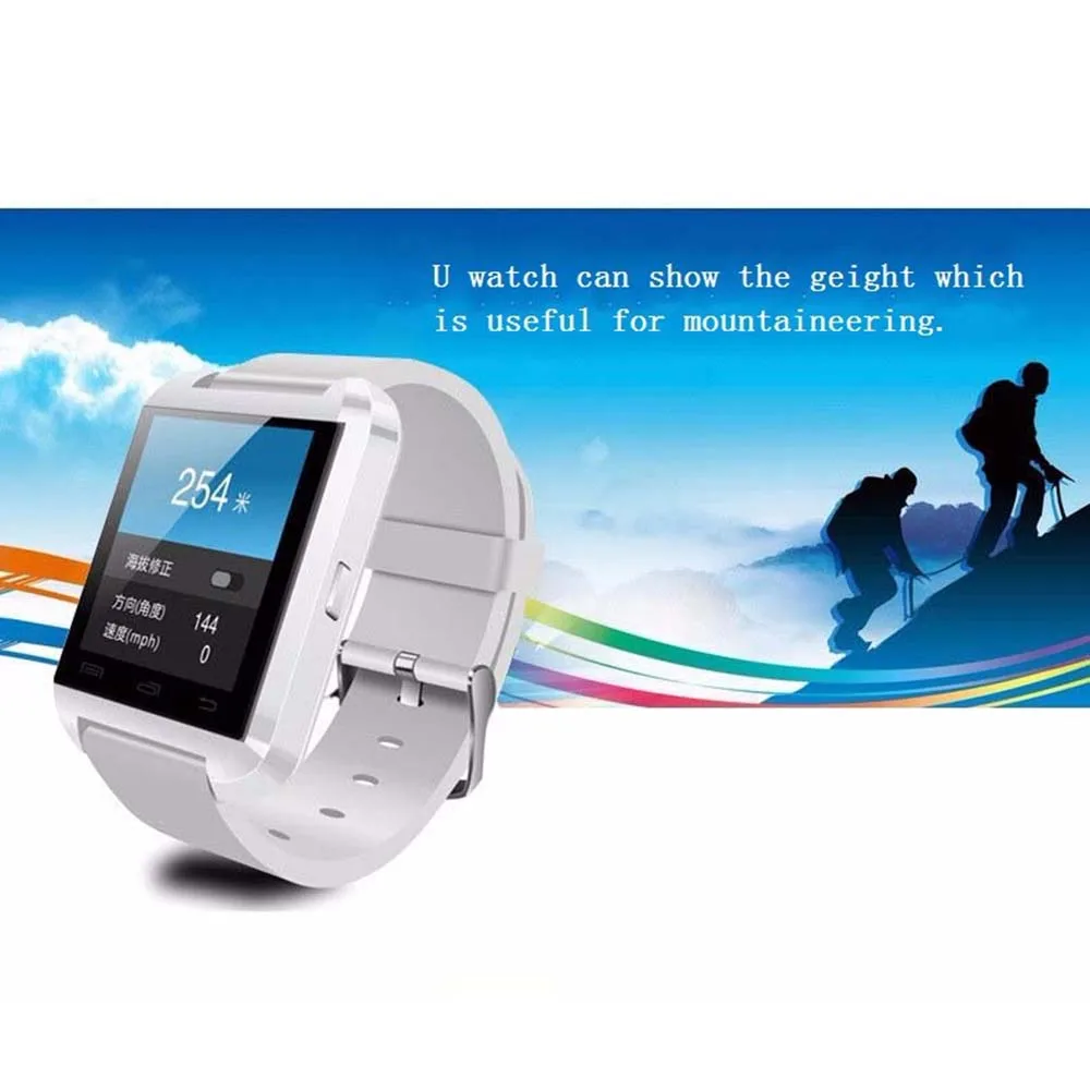 Portable Smartwatch Bluetooth 3.0 Smart Watch U8 Wearable Wristband Dial Call Fitness Tracker Music Photo Chat Smart Phone Portable Smartwatch Bluetooth 3.0 Smart Watch U8 Wearable Wristband Dial Call Fitness Tracker Music Photo Chat Smart Phone
