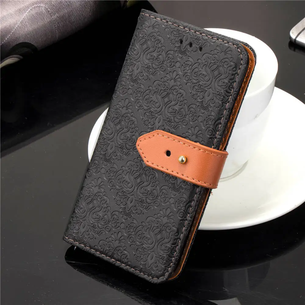 Винтажный 3D Европейская роспись кожаный чехол для iPhone X 7 8 Plus 6 6s Роскошный кошелек для карт чехол для iPhone X R XS Max Book откидная крышка