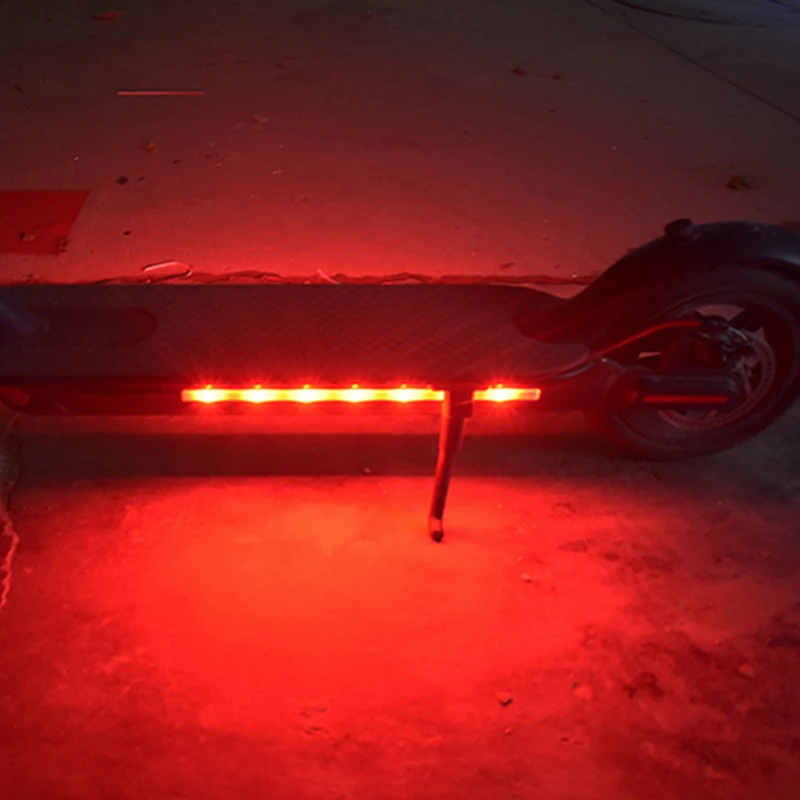 Предупреждение ющий светодиодный светильник-вспышка для Xiaomi Mijia M365, Электрический скутер, скейтборд, ночной Велоспорт, безопасный декоративный светильник