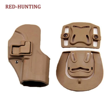 

Tactical Holster CQC Style Concealment Right Hand Waist Pistol / Gun Holster for HK USP