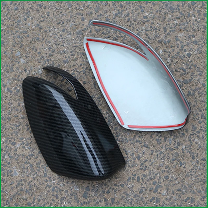 Для NISSAN Sentra/Sylphy 2012 2013 ABS карбоновое волокно с принтом заднего вида крыло зеркало заднего вида накладка