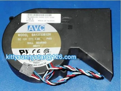 Mulfan для 10 см AVC 9733 ba13733b12h 12 В 2.6a Optiplex gx280 Процессор вентилятор размеры 4700C случае md413