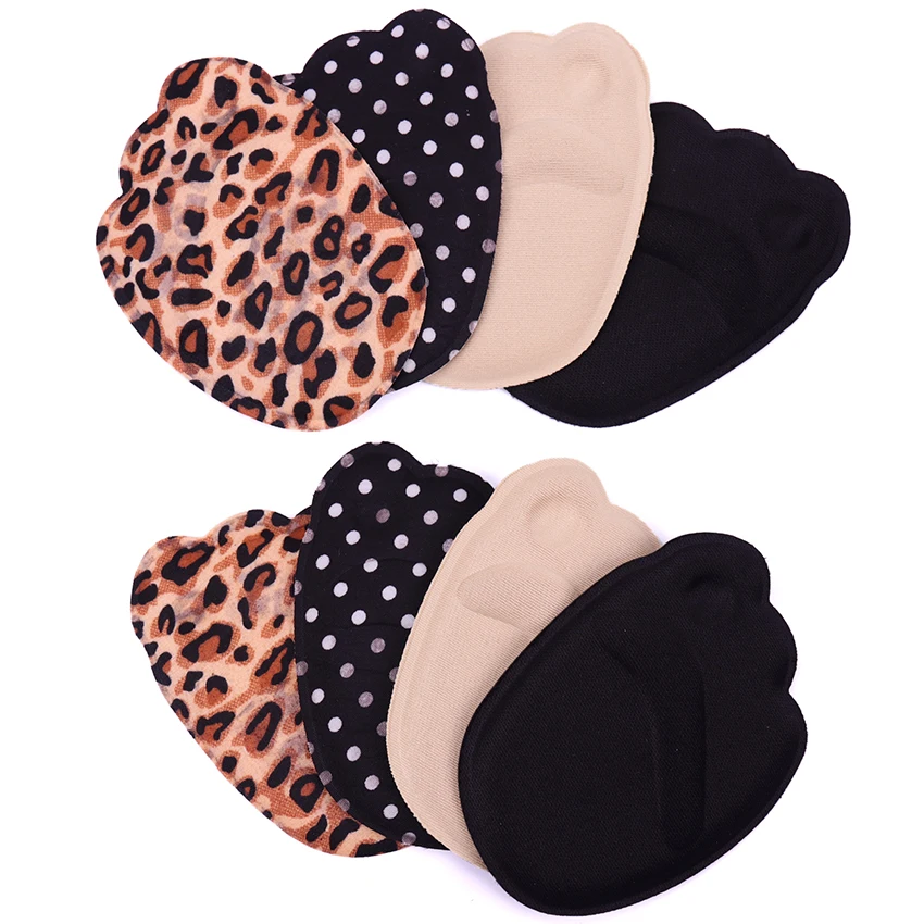 

1 Pair Forefoot Insoles Shoes Sponge Pads High Heel Soft Insert Anti-Slip Foot Protection Pain Relief Women Braces Supports