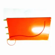 350*650*1.5 мм тепла площадку для бутылки Гибкая силиконовая резина подогреватель 220 В 1000 Вт 4 шт. весна для установки 1000 мм провод