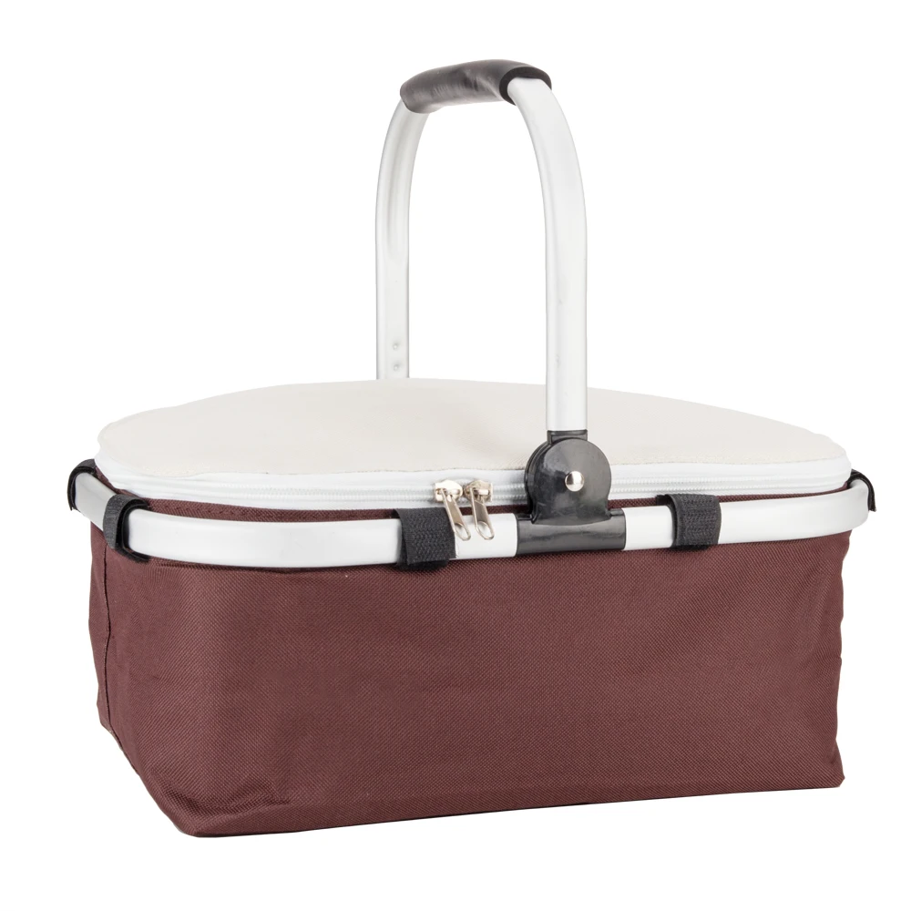 Outdoor Travel Portable Folding Picnic Basket Heat Preservation Fresh