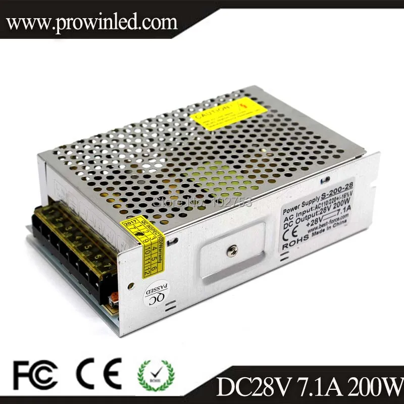 dc 28 V swtiching блок питания 150 W 180 W 200 W 300 W 360 W 400 W 480 W IP20 dc 42 V металлический корпус преобразователь переменного тока трансформатор