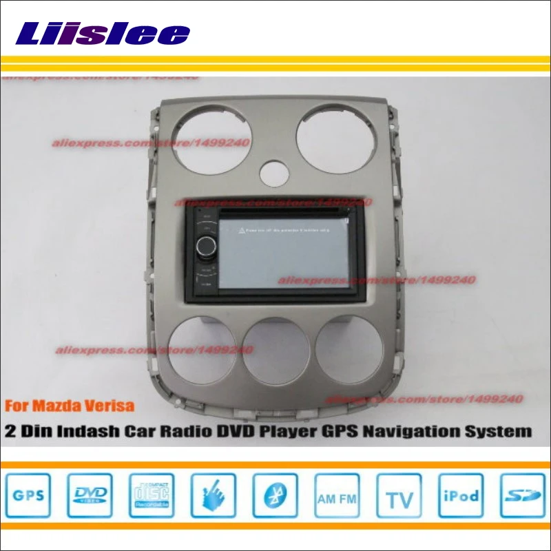 Discount Liislee For Mazda Verisa 2004~2014 Car Radio Stereo CD DVD Player GPS NAVI HD Touch Audio Video S100 Nav Navi Navigation System 1