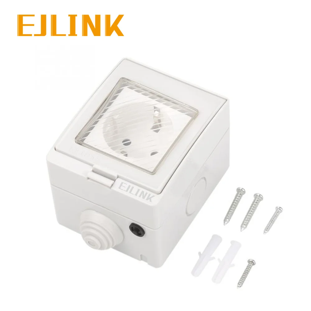 EJLINK водонепроницаемая Wi Fi розетка IP55 wi fi Smart Plug Ewelink приложение дистанционное