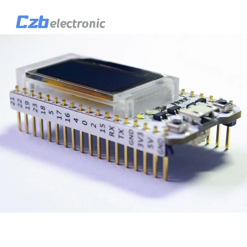 HX31B032  ESP32 0.96 inch Blue OLED Display Bluetooth WIFI Lora Kit 32 Module Internet Development Board For Arduino 4 (1)