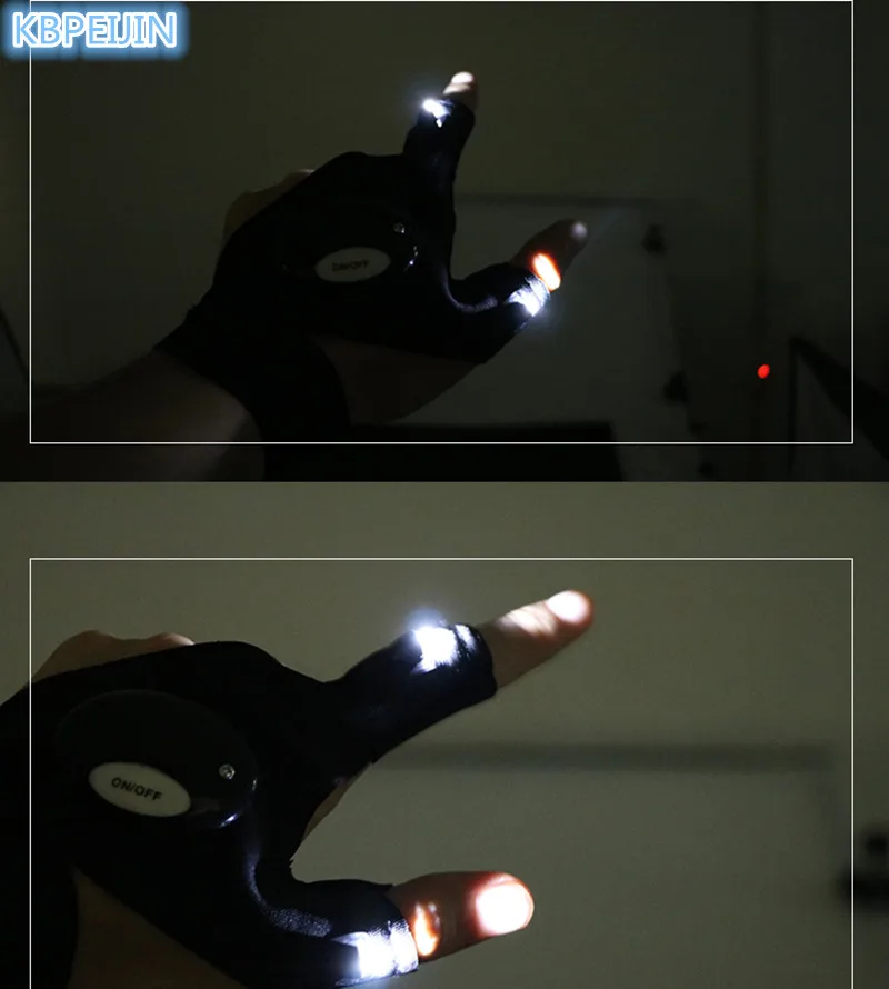 

LED Multi-use Glove Flashlight for Repairing Mini Portable Light for Toyota corolla rav4 camry prius hilux avensis Accessories