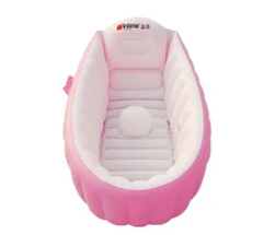 Tronge дизайн Надувная Детская ванна надувная ванна для малышей детский переносной плавательный бассейн новорожденный младенческий стул для ванной - Цвет: pink