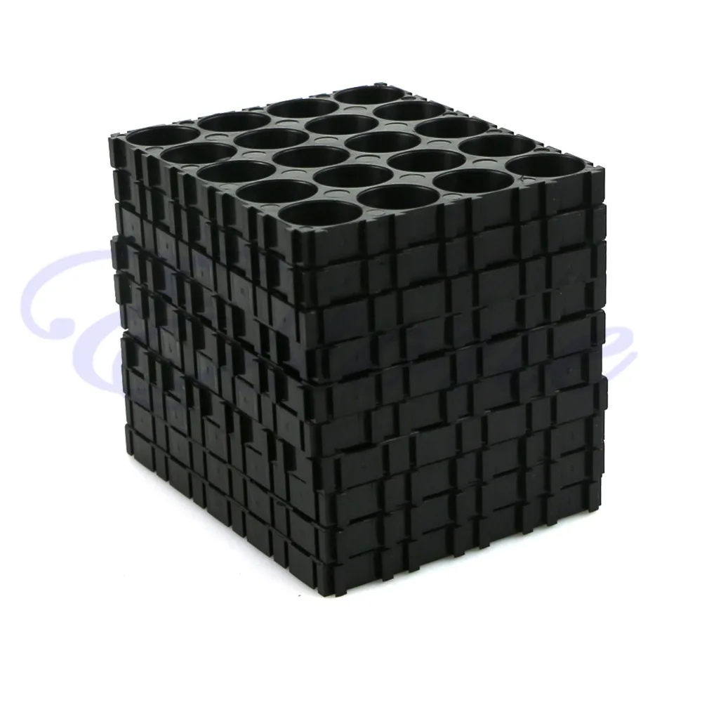 

2019 new 10Pcs 4x5 Cell Spacer 18650 Battery Radiating Shell Pack Plastic Heat Holder