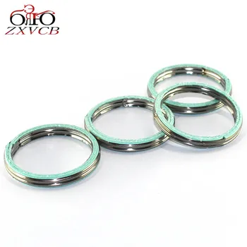 

4 PCS FOR YAMAHA RD/TZR/YT/DT/MX/TY/RT 125 RD125LC TZR125 1987 YT125 DT175 MX175 TY175 RT180 Exhaust Pipe Header Gasket