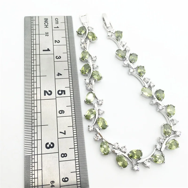 Женский браслет цепочка из серебра 7 5 пробы с фианитом|sterling silver chain bracelet|chain