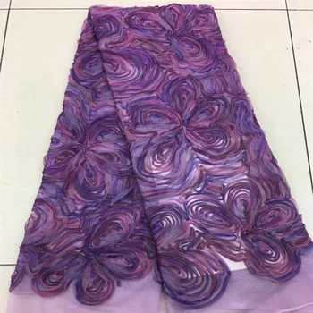 

Thread African Tulle Lace fabric for party dress,2018 New arrival African net mesh lace fabric wholesale and retail F109-1
