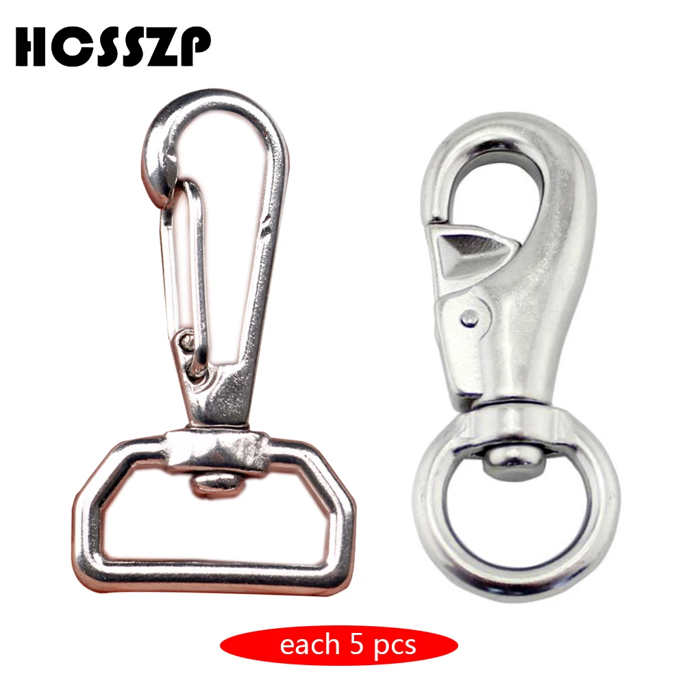 

10 Pcs Metal Swivel Trigger Lobster Clasp Apparel Sewing Fabric Key Chain Ring Snap Hook Lanyard DIY Craft Free Shipping