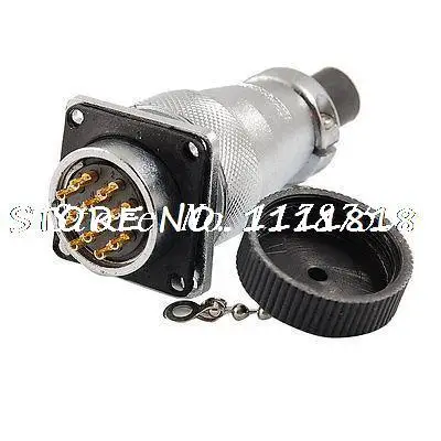 

PLS24-12 Waterproof 12 Pins Aviation Circular Connector AC 250V 7A