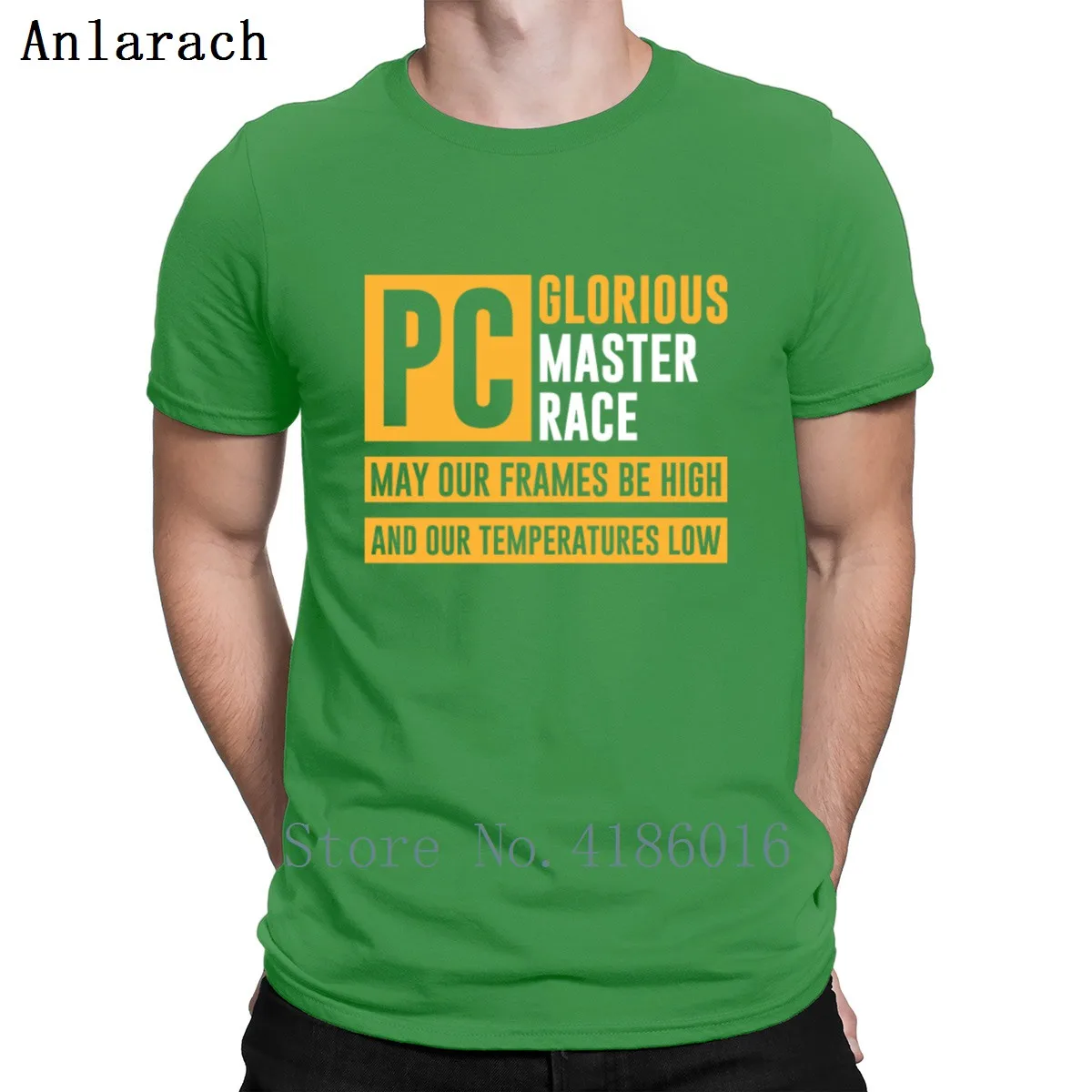 Pcmr компьютерная игровая футболка Master Race Вязаная с круглым вырезом отличные