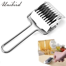 Unibird Нержавеющая сталь ручной прибор для лапши режущий ролик производитель Овощной миксер для теста слайсер для чеснока для выпечки и кондитерских изделий кухонная утварь