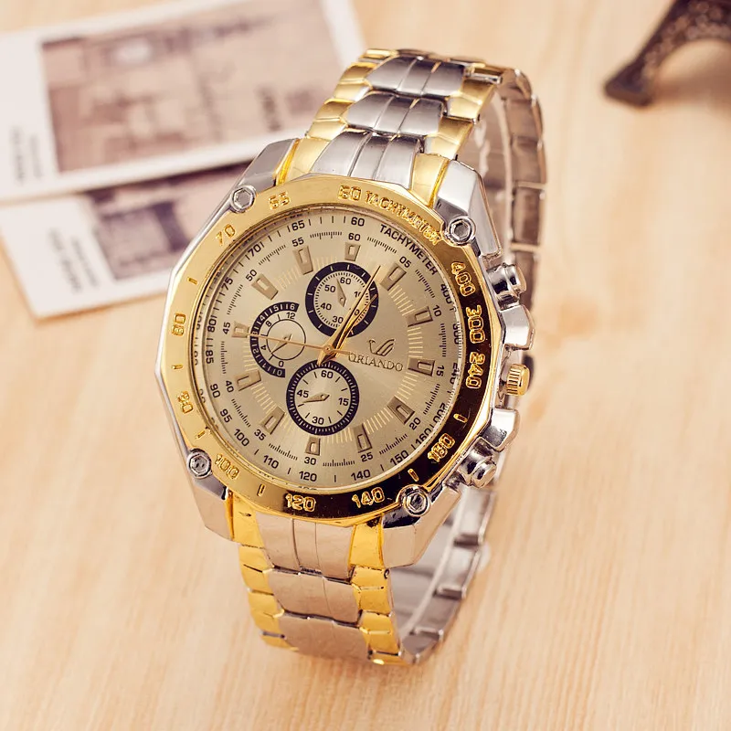 

Mens Quartz Analog Watch Luxury Fashion Sport Wristwatch Stainless Male Watches Clock Relogio Masculino