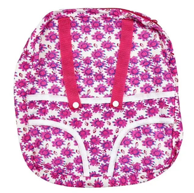 

1pcs print Outgoing Packets Outdoor Carrying Doll Backpack Suitable for 43cm Baby Doll Doll and American Girl Doll