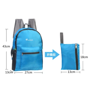 

Travel Backpack Lightweight Waterproof Foldable Storage Bag Useful High Capacity