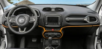 

Lapetus Auto Styling Dash Board Central Control Decoration Strip Cover Trim 6 Colors Fit For Jeep Renegade 2015 - 2020