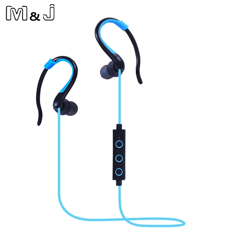 M J Wireless Bluetooth 4 1 Headset Stereo Sport Earphone Studio Music WIth Mic Smart Bass Headphone for iPhone EeubhqJcWn