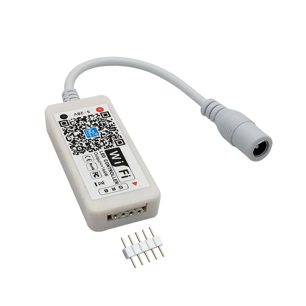 RGB Controller DC5-28V Мини wifi Bluetooth RGB/RGBW Led контроллер Диммер Amazon Alexa Google домашний телефон для полосы светильник - Цвет: RGB Controller