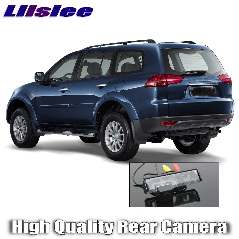 Liislee Автомобильная камера для Mitsubishi Pajero Sport 2008~, высокое качество, камера заднего вида для друзей, использование | RCA