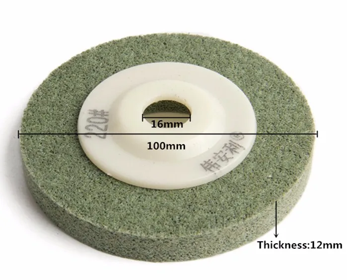 4 шт./компл. полированный полировочное колесо нейлоновая пряжа 220 сетки " /100 мм для Металл под мрамор Стекло полировки Мощность инструменты