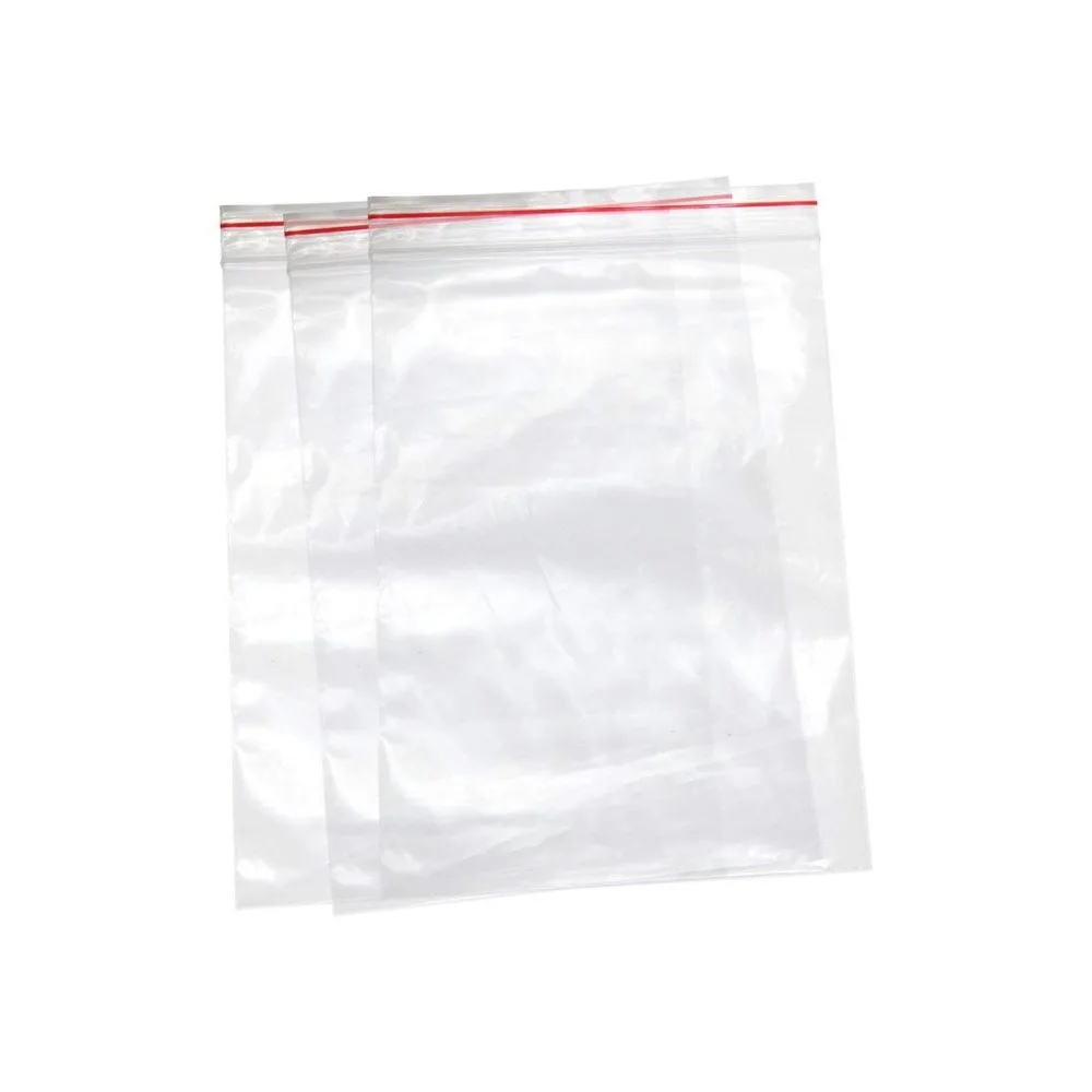

Ysmile 12x18 CM Self Adhesive Package Poly Bag Zip Lock Clear Plastic 100 Pack