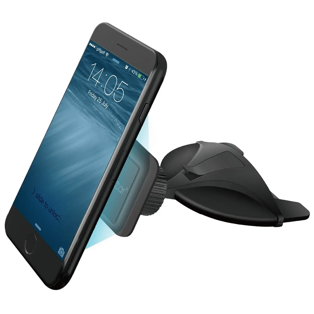 CD Slot Magnetic Car Mount, APPS2Car Universal Phone Holder [One Touch Installation] for iPhone 7 6S 6 plus 5S Samsung Galaxy S7