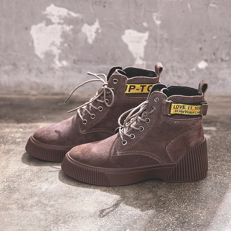 Jookrrix обувь Для женщин модный бренд леди chaussure осень для дышащая botas mujer Черный