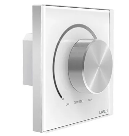 

E61; Dimming knob panel;RF wireless control and PWM power outpu;DC12-24V input;6A*1CH output