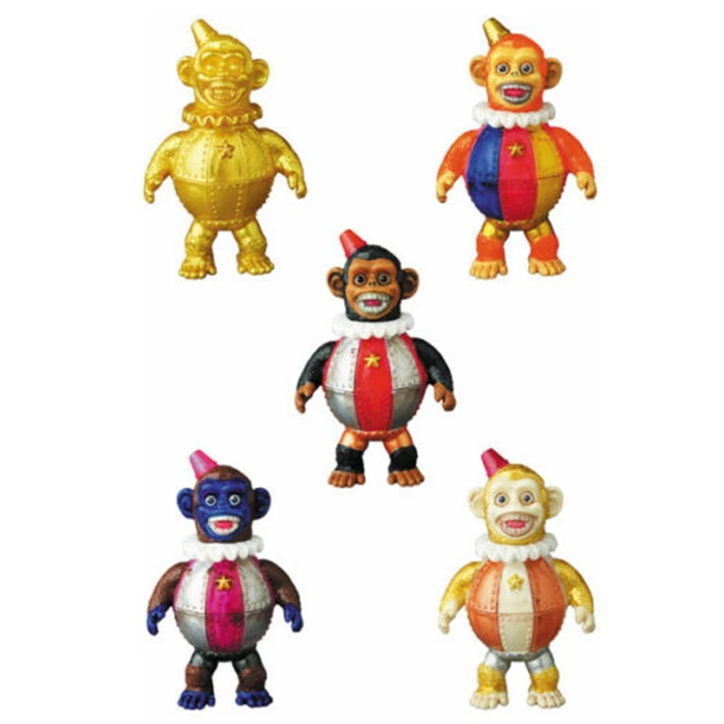 

MEDICOM VAG Series 11 VINYL ARTIST GACHA Full set Kikkake Iron Monkey Action Figure Toy Doll Figurals Collection Model Gift