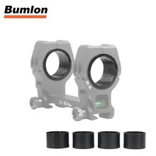 Тактический 30 мм до 25,4 мм 1 дюйм кольцо Сфера Крепление вставки адаптер факел труба конвертер для охоты Airsoft тактический 8 шт. 37-0077