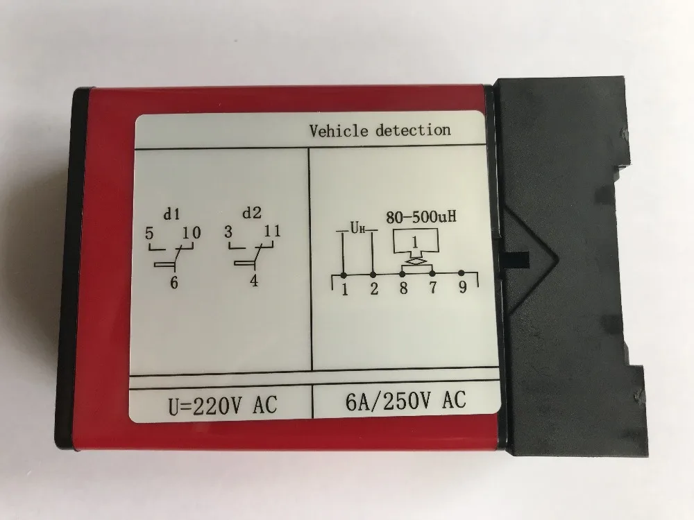 220V Single Channel Loop Detector traffic single 1 channel inductive vehicle loop detector for door gate vehicle device