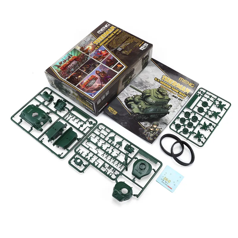 Meng World War Toons M4A1 Sherman WWT002 US Средний бак DIY сборочные наборы модель|Наборы для сборки