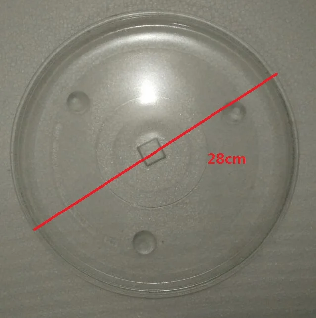 28 см толщина качество микроволновая печь стеклянный поворотный квадратное отверстие стекло Блюдо квадратное core