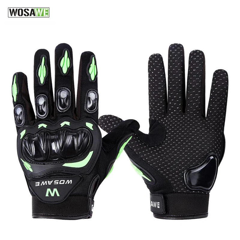 WOSAWE Cycling Gloves Men Women Gel Padded Motorcycling Gloves Full