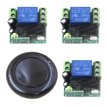 

Low Price DC12V 1CH Transmitter Receiver Radio Remote Control for Automation Home 315mhz 433mhz RF Mini Receivers Hot Sale