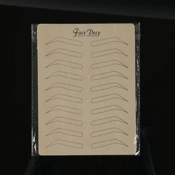 

FaceDeep Microblading Eyebrow Practice Skin Eyebrow Permanent Makeup Eyebrow Training Skin Tattoo Supplies No Ink Needed