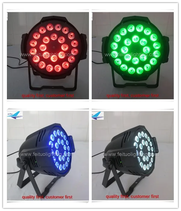 

T- 6pcs/lot with flight case 24x10w rgbw led par 64 4in1 indoor use cast aluminum led parcans for ktv disco party